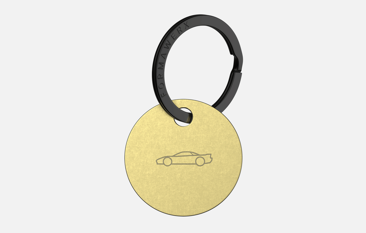 Keytag — Tumbled Finish