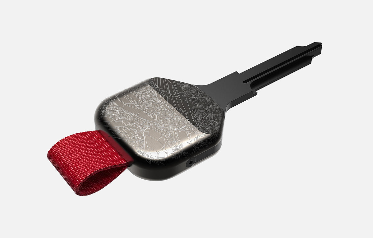 Art Ø1 Champagne | Black Core | Red Jacquard