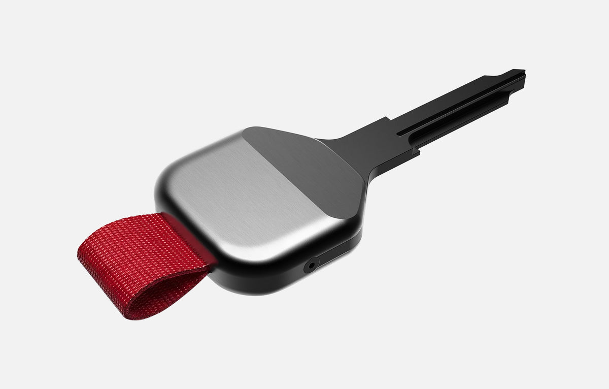 Silver | Black Core | Red Jacquard